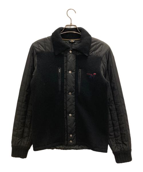 ARMANI JEANS（アルマーニジーンズ）ARMANI JEANS (アルマーニジーンズ) 切替ジャケット ブラック サイズ:XSの古着・服飾アイテム