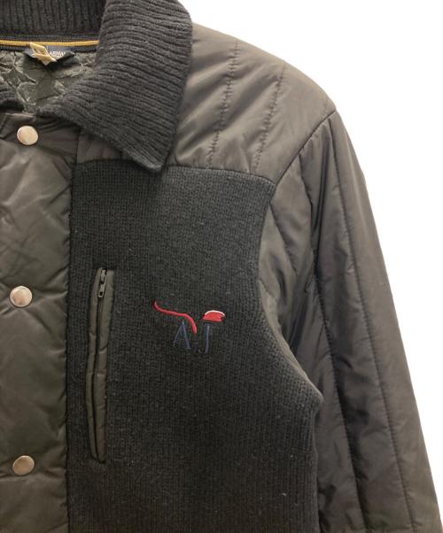ARMANI JEANS（アルマーニジーンズ）ARMANI JEANS (アルマーニジーンズ) 切替ジャケット ブラック サイズ:XSの古着・服飾アイテム