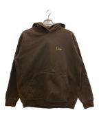 Dimeダイム）の古着「Classic Small Logo Hoodie」｜ブラウン