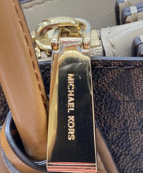 MICHAEL KORS（マイケル・コース）MICHAEL KORS (マイケル・コース) 2WAYバッグ ブラウンの古着・服飾アイテム