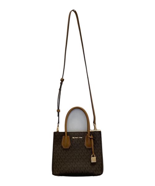 MICHAEL KORS（マイケル・コース）MICHAEL KORS (マイケル・コース) 2WAYバッグ ブラウンの古着・服飾アイテム