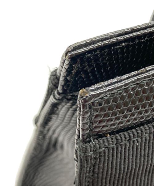 Salvatore Ferragamo（サルヴァトーレ フェラガモ）Salvatore Ferragamo (サルヴァトーレ フェラガモ) ヴァラリボンハンドバッグ ブラックの古着・服飾アイテム