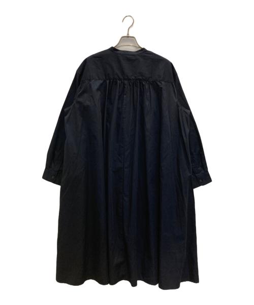 DANTON（ダントン）DANTON (ダントン) WOMEN'S T/C BROADCLOTH GATHERED SHIRT DRESS ネイビー サイズ:36の古着・服飾アイテム