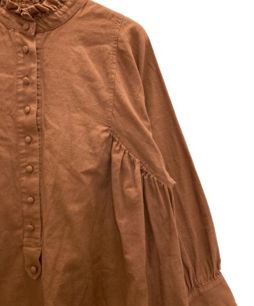 オオカミとフクロウ（オオカミトフクロウ）オオカミとフクロウ (オオカミトフクロウ) 長袖ワンピース ブラウン サイズ:表記なしの古着・服飾アイテム