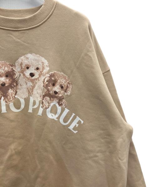 gelato pique（ジェラートピケ）gelato pique (ジェラートピケ) トイプードル裏毛プルオーバー オレンジ サイズ:1の古着・服飾アイテム