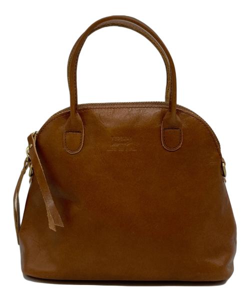 TIDE WAY（タイドウェイ）TIDE WAY (タイドウェイ) HAYNI. (ヘイニ) HONE レザーショルダーバッグ ブラウンの古着・服飾アイテム