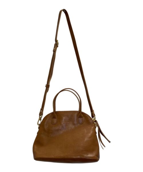 TIDE WAY（タイドウェイ）TIDE WAY (タイドウェイ) HAYNI. (ヘイニ) HONE レザーショルダーバッグ ブラウンの古着・服飾アイテム