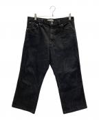 TTT MSWティー モダンストリートウェア）の古着「デニムパンツ」｜ブラック
