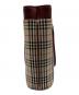 BURBERRY (バーバリー) ノヴァチェックトートバッグ ボルドー×ベージュ：20000円