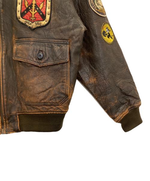 USAF（ユーエスエーエフ）USAF (ユーエスエーエフ) Ｇ-1フライトジャケット ブラウン サイズ:SIZE Mの古着・服飾アイテム