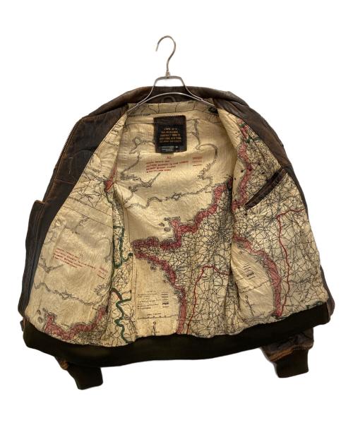 USAF（ユーエスエーエフ）USAF (ユーエスエーエフ) Ｇ-1フライトジャケット ブラウン サイズ:SIZE Mの古着・服飾アイテム