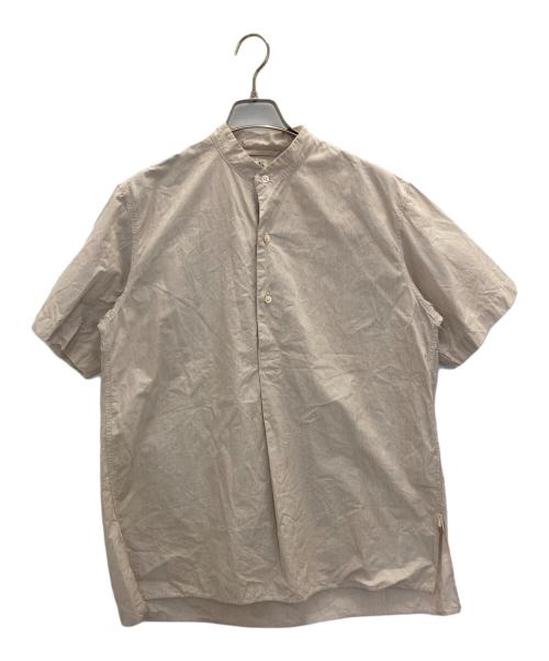 KAPTAIN SUNSHINE（キャプテンサンシャイン）KAPTAIN SUNSHINE (キャプテンサンシャイン) スタンドカラー プルオーバーシャツ ベージュ サイズ:SIZE 36の古着・服飾アイテム