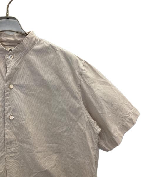 KAPTAIN SUNSHINE（キャプテンサンシャイン）KAPTAIN SUNSHINE (キャプテンサンシャイン) スタンドカラー プルオーバーシャツ ベージュ サイズ:SIZE 36の古着・服飾アイテム