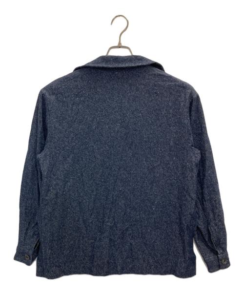 AURALEE（オーラリー）AURALEE (オーラリー) シルクデニムスキッパーシャツ ネイビー サイズ:SIZE 1の古着・服飾アイテム