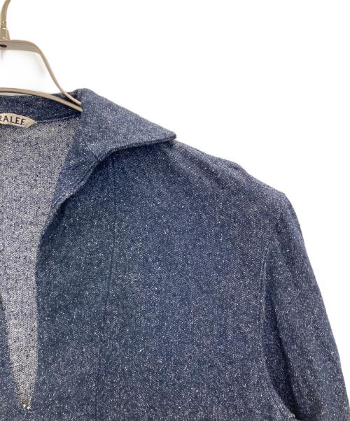 AURALEE（オーラリー）AURALEE (オーラリー) シルクデニムスキッパーシャツ ネイビー サイズ:SIZE 1の古着・服飾アイテム