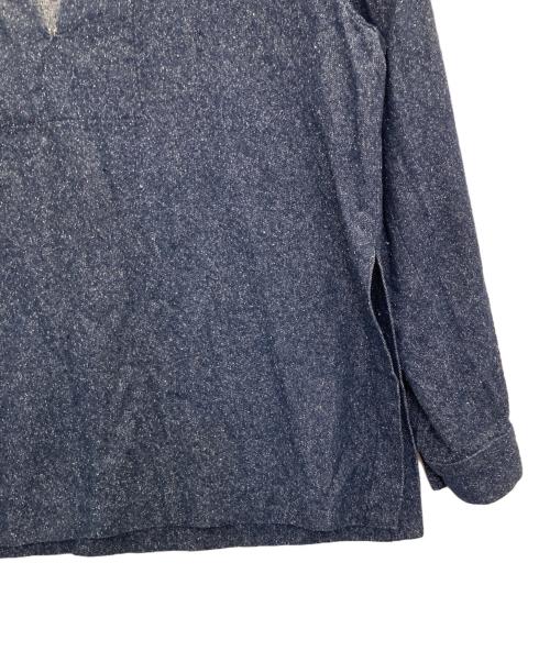 AURALEE（オーラリー）AURALEE (オーラリー) シルクデニムスキッパーシャツ ネイビー サイズ:SIZE 1の古着・服飾アイテム