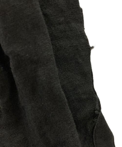 JULIUS（ユリウス）JULIUS (ユリウス) ドレープネックダブルジップカーディガン ブラック サイズ:3の古着・服飾アイテム