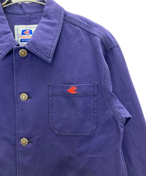 Le Pigeon Voyageur（ル ピジョン ヴォワイヤジュール）Le Pigeon Voyageur (ル ピジョン ヴォワイヤジュール) LONG COVERALLS ネイビー サイズ:Sの古着・服飾アイテム