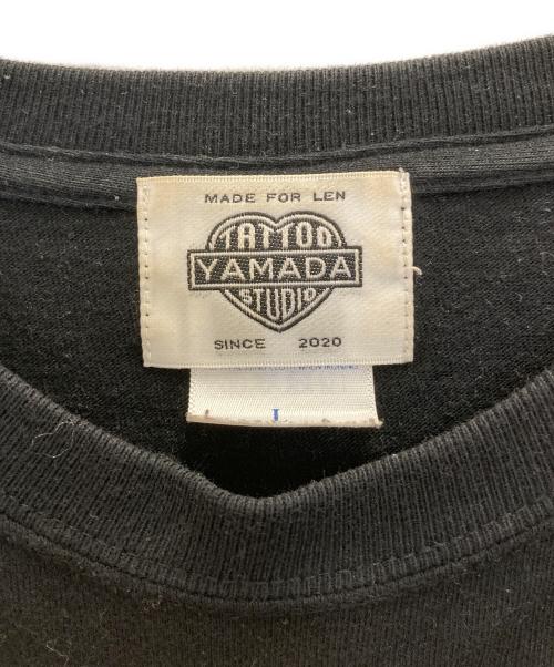 TATTOO STUDIO YAMADA（タトゥースタジオヤマダ）TATTOO STUDIO YAMADA (タトゥースタジオヤマダ) LONG SLEEVE DEVIL T ブラック サイズ:Ｌの古着・服飾アイテム