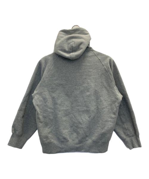 sacai（サカイ）sacai (サカイ) Carhartt WIP (カーハート ワークインプログレス) Hoodie ダブルジップパーカー グレーの古着・服飾アイテム