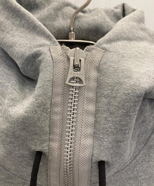 sacai（サカイ）sacai (サカイ) Carhartt WIP (カーハート ワークインプログレス) Hoodie ダブルジップパーカー グレーの古着・服飾アイテム