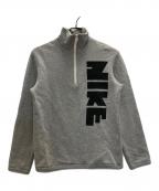COMME des GARCONS HOMME DEUX×NIKEコムデギャルソン オム ドゥ×ナイキ）の古着「ハーフジップスウェット」｜グレー