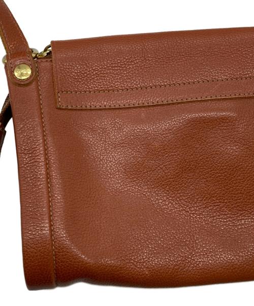 IL BISONTE（イル ビゾンテ）IL BISONTE (イル ビゾンテ) レザーショルダーバッグ ブラウンの古着・服飾アイテム
