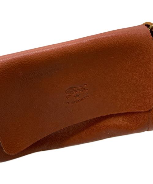IL BISONTE（イル ビゾンテ）IL BISONTE (イル ビゾンテ) レザーショルダーバッグ ブラウンの古着・服飾アイテム