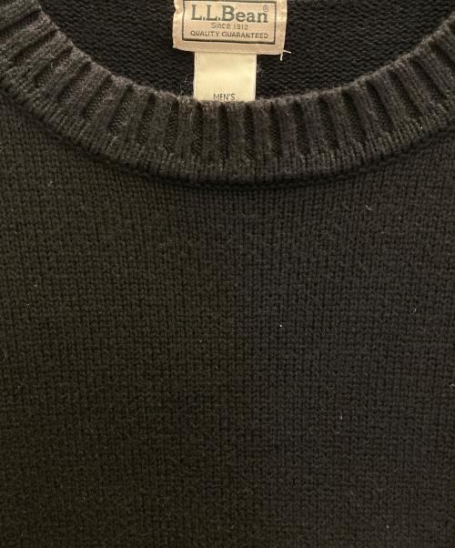 L.L.Bean（エルエルビーン）L.L.Bean (エルエルビーン) 00s cotton knit ブラック サイズ:XLの古着・服飾アイテム