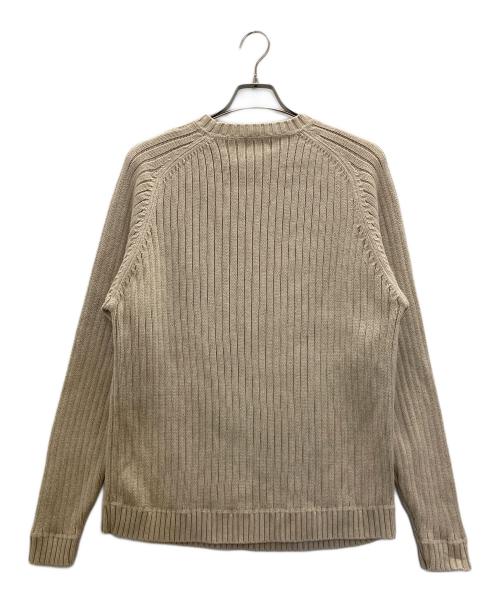 L.L.Bean（エルエルビーン）L.L.Bean (エルエルビーン) 00s cotton rib knit ベージュ サイズ:Ｍの古着・服飾アイテム
