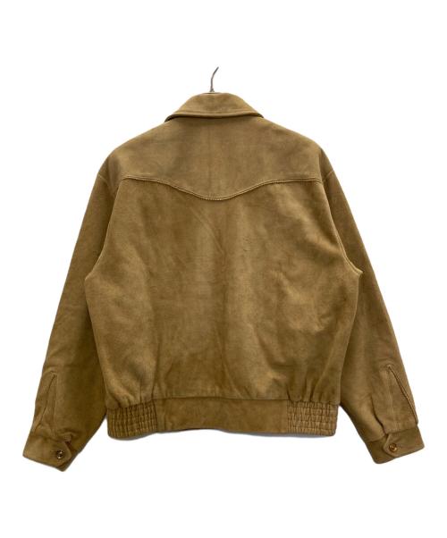 UNUSED（アンユーズド）UNUSED (アンユーズド) Suede jacket ベージュ サイズ:2 未使用品の古着・服飾アイテム