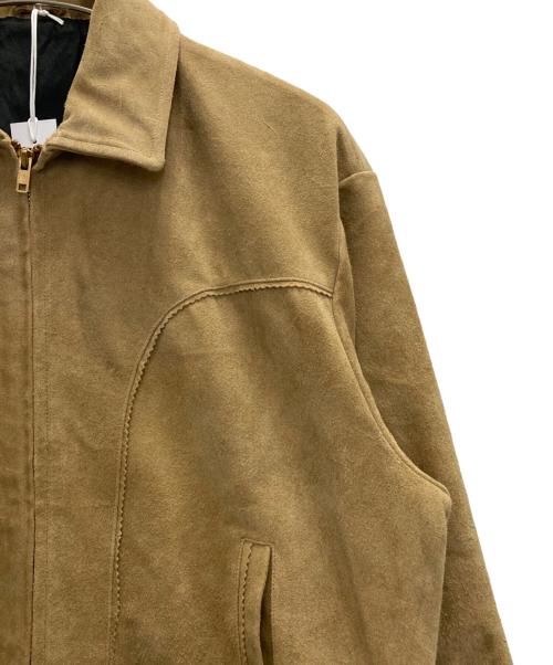 UNUSED（アンユーズド）UNUSED (アンユーズド) Suede jacket ベージュ サイズ:2 未使用品の古着・服飾アイテム