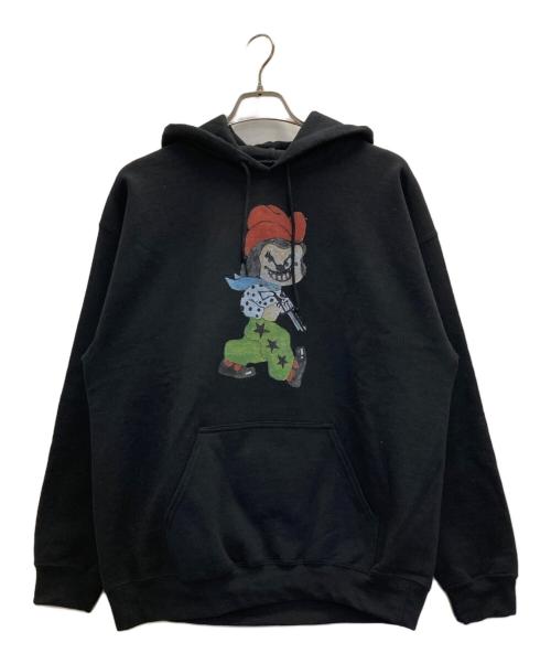HOMIES network（ホーミーズ・ネットワーク）HOMIES network (ホーミーズ・ネットワーク) basic sweat hoodie ブラック サイズ:Ｌの古着・服飾アイテム