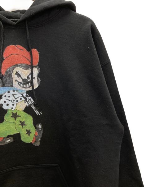 HOMIES network（ホーミーズ・ネットワーク）HOMIES network (ホーミーズ・ネットワーク) basic sweat hoodie ブラック サイズ:Ｌの古着・服飾アイテム