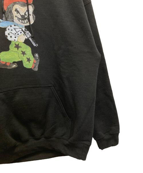 HOMIES network（ホーミーズ・ネットワーク）HOMIES network (ホーミーズ・ネットワーク) basic sweat hoodie ブラック サイズ:Ｌの古着・服飾アイテム