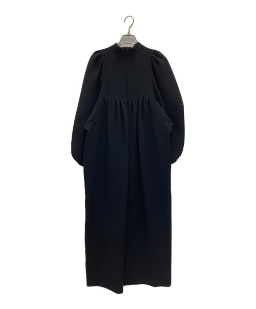 VERMEIL par iena（ヴェルメイユ パー イエナ）VERMEIL par iena (ヴェルメイユ パー イエナ) ハイネックブラウスワンピース ネイビー サイズ:不明の古着・服飾アイテム