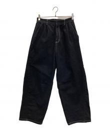 stola.（ストラ）の古着「カーブデニムパンツ」｜インディゴ