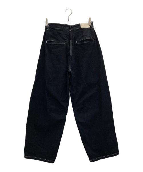 stola.（ストラ）stola. (ストラ) カーブデニムパンツ インディゴ サイズ:38の古着・服飾アイテム