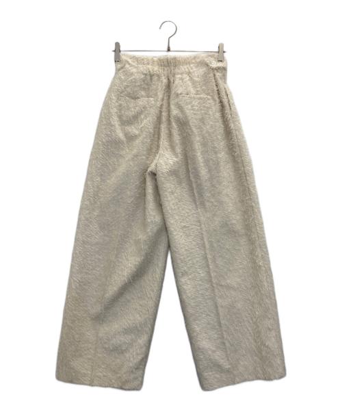 stola.（ストラ）stola. (ストラ) カットジャカードワイドパンツ ホワイト サイズ:36の古着・服飾アイテム
