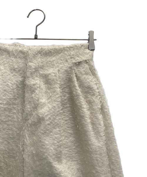 stola.（ストラ）stola. (ストラ) カットジャカードワイドパンツ ホワイト サイズ:36の古着・服飾アイテム