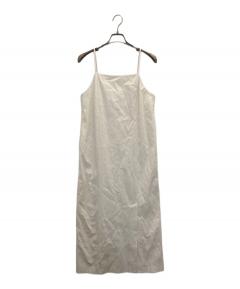 中古・古着通販】sacai (サカイ) 異素材ドッキングワンピース ネイビー