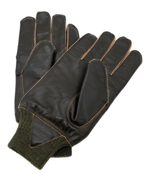 US AIR FORCE（ユーエスエアフォース）US AIR FORCE (ユーエスエアフォース) A-10 LEATHER GROVE ブラウン サイズ:SIZE 9の古着・服飾アイテム