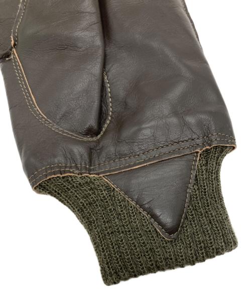 US AIR FORCE（ユーエスエアフォース）US AIR FORCE (ユーエスエアフォース) A-10 LEATHER GROVE ブラウン サイズ:SIZE 9の古着・服飾アイテム