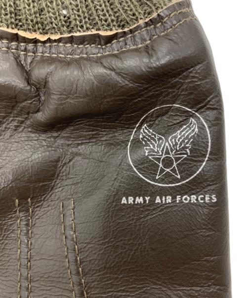 US AIR FORCE（ユーエスエアフォース）US AIR FORCE (ユーエスエアフォース) A-10 LEATHER GROVE ブラウン サイズ:SIZE 9の古着・服飾アイテム