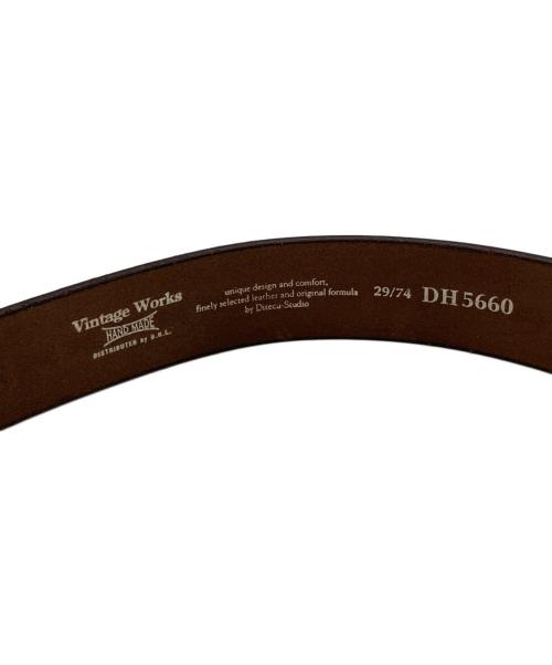 VINTAGE WORKS（ヴィンテージワークス）VINTAGE WORKS (ヴィンテージワークス) レザーベルト ブラウンの古着・服飾アイテム