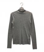 anuansアニュアンス）の古着「シアーウールタートルネックカットトップス」｜グレー