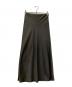 anuans（アニュアンス）の古着「サテンバイアスナロースカート」｜ブラウン