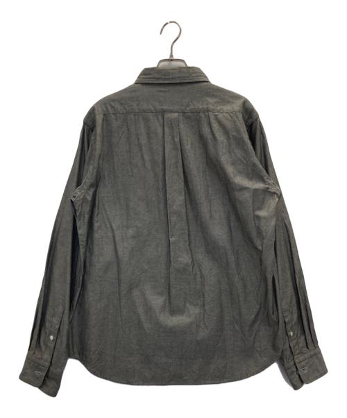 WEIRDO（ウィアード）WEIRDO (ウィアード) cotton and linen OX B.D.SHIRTS ブラック サイズ:Lの古着・服飾アイテム