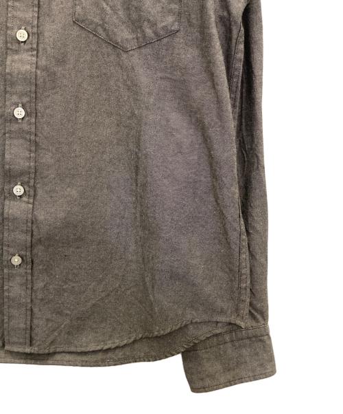 WEIRDO（ウィアード）WEIRDO (ウィアード) cotton and linen OX B.D.SHIRTS ブラック サイズ:Lの古着・服飾アイテム