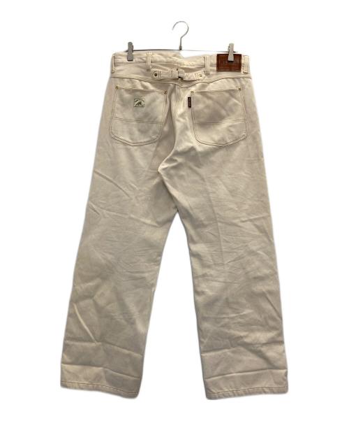 WEIRDO（ウィアード）WEIRDO (ウィアード) ダブルニーワークパンツ アイボリー サイズ:Ｌの古着・服飾アイテム